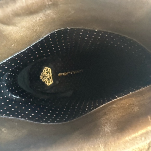 Fornarina 8.5 (39) MINT almost BRAND new Dark Brown Leather Boots with tassles - Picture 4 of 16